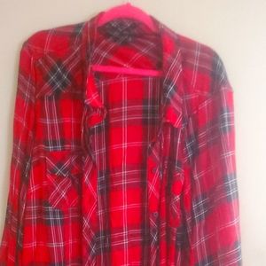 Torrid plaid button up